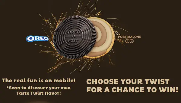 OREO Taste Twist Sweepstakes: Win a Custom Cookie Flavor Combos and More!