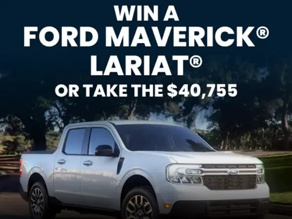 PCH Ford Maverick 2025 Giveaway: Win Ford Maverick Lariat or take the $40755!