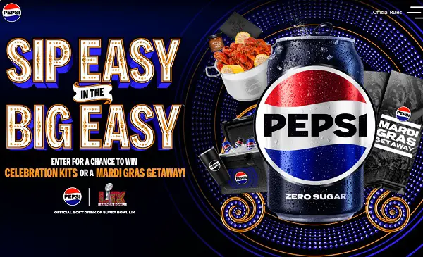 Pepsi Sip Easy in The Big Easy Giveaway: Win Pepsi Celebration Kit or Mardi Gras Getaway!