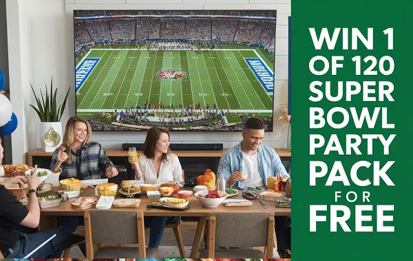 Pepsico Hy-Vee Superbowl Giveaway: Win Free Super Bowl Party Pack! (120 Winners)