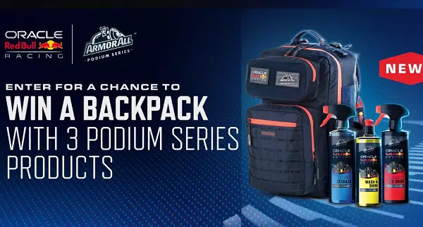 Win A Back Pack with 3 Podium Series Products! (Weekly Winner)