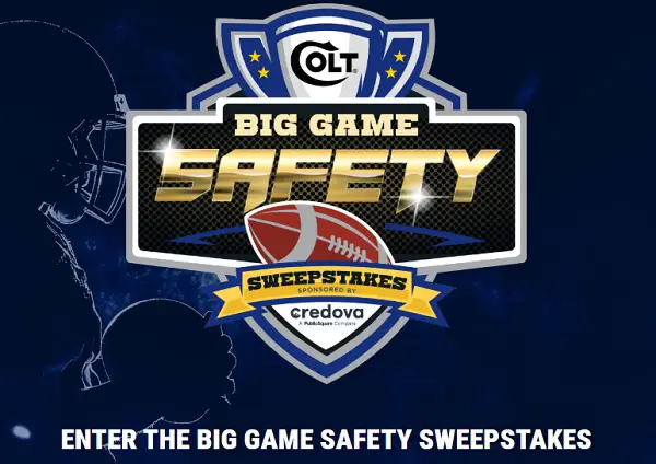 Colt Big Game Safety Sweepstakes: Win $10000 in Cash! (10 Winners)