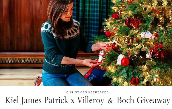 Sarah Patrick Villeroy & Boch Christmas Giveaway (5 Winners)