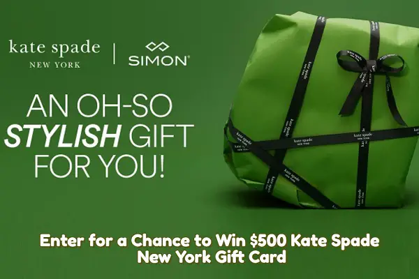 Win $500 Kate Spade New York Gift Card! (5 Winners)