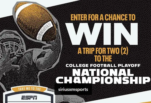 Win a Trip to the 2025 College Football Playoff National Championship!