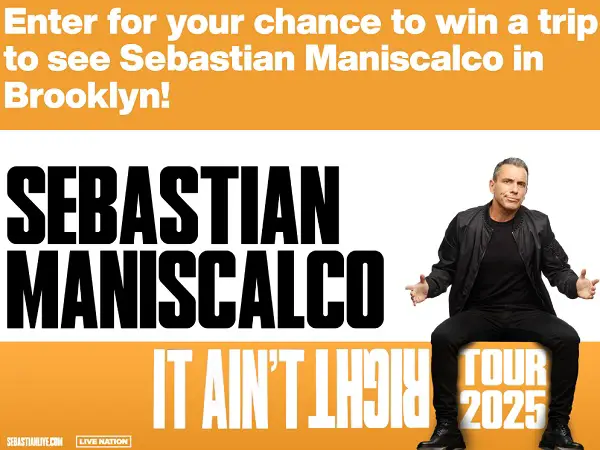 Win a Trip to See Sebastian Maniscalco in Brooklyn!