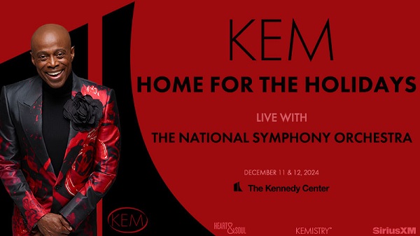 SiriusXM Kem DC Trip Giveaway: Win a Trip to The Kem: Home For The Holidays Live Show