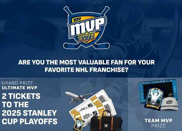 Stanley Cup Playoffs Ticket Giveaway: Win NHL Tickets, MVP Trading Card Product & More