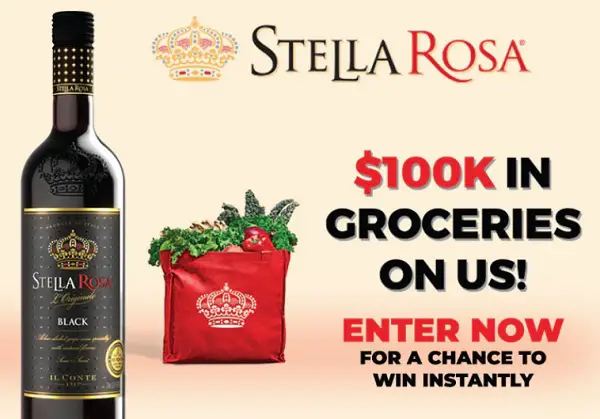 Stella Rosa 100K in Groceries Giveaway (1400+ Winners)