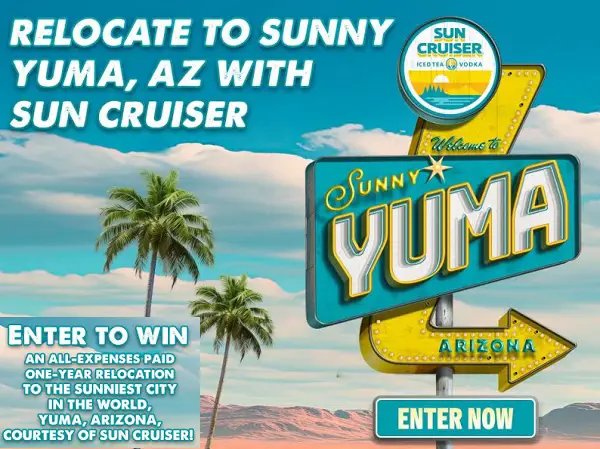 Sun Cruiser Sunny Relocation Contest: Win 12 Months of Free Rent in Yuma, AZ