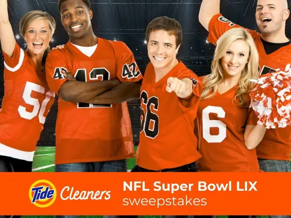 Tide Cleaners NFL Super Bowl LIX Sweepstakes (4 Winners)