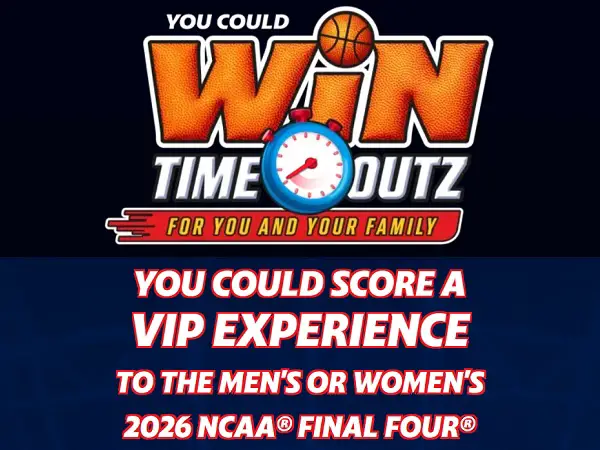 Time Outz 2025 March Madness Sweepstakes – Your Shot at the Ultimate Final Four VIP Experience