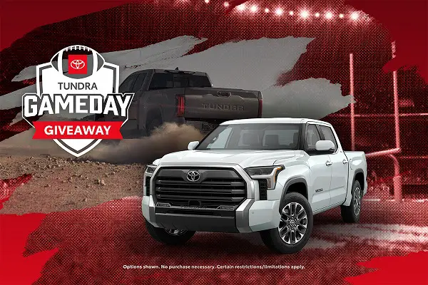 Win A Brand New 2025 Toyota Tundra!