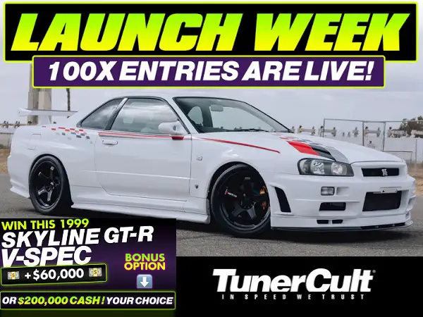 Tuner Cult Nissan Car Giveaway: Win 1999 Nissan Skyline GT-R V-Spec & $60K Cash