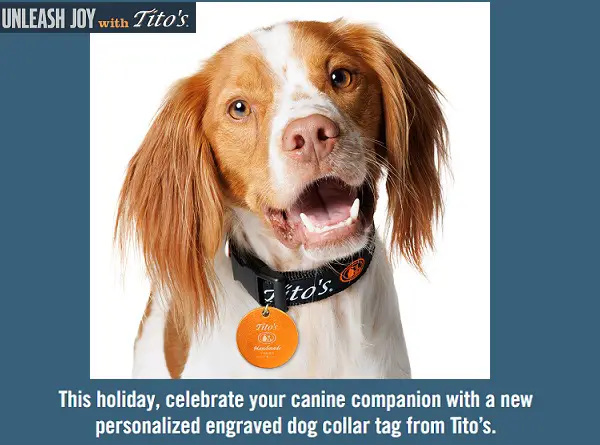 Unleash Joy with Tito’s Dog Collar Tag Giveaway (100,000 Prizes)