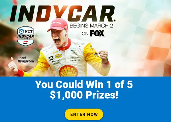 Valpak- Fox $1,000 Cash Sweepstakes (5 Winners)