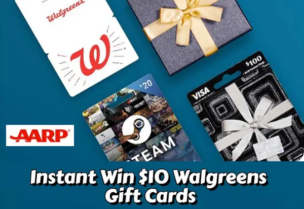 Instant Win $10 Walgreens Gift Card Giveaway (125 Winners)