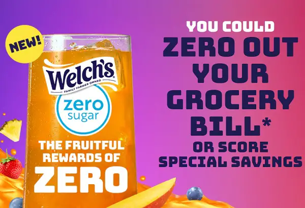 Welch’s Zero Rewards Instant Win Game: Win $250 Virtual Prepaid Mastercard! (90 Winners)