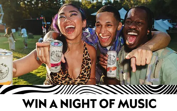 White Claw WC Wednesday Sweepstakes: Win $2000 to Buy Tickets of Your Favorite Concert!