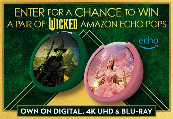 Win A Pair of Wicked Amazon Echo Pops! (60 Winners)