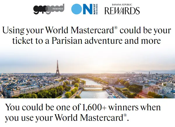 Gap Holiday Giveaway: Win a Trip To Paris & Up To $500 Mastercard Prepaid Cards