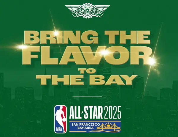 Wingstop Bring the Flavor to the Bay Sweepstakes: Win a Trip to NBA All-Star 2025! (2 Winners)