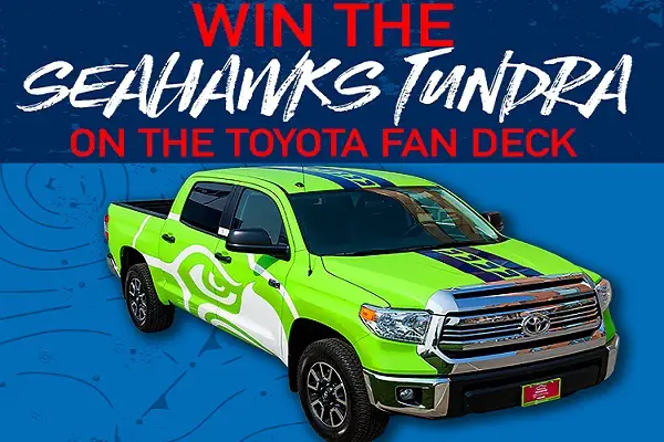 Seahawks 2024 Toyota Tundra Giveaway