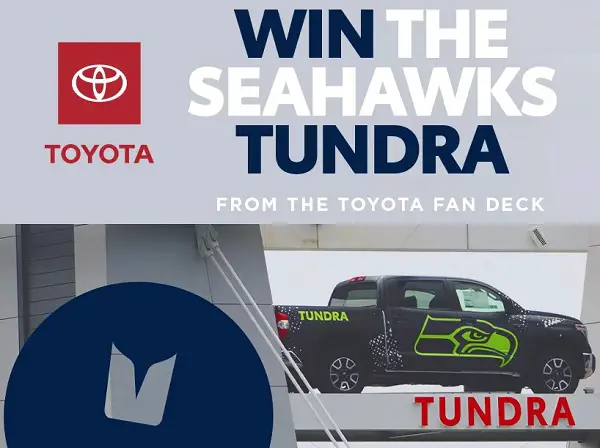 Seahawks 2024 Toyota Tundra Giveaway