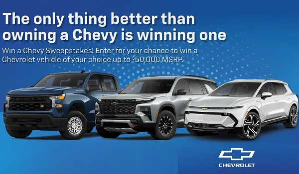 Win a Chevy Sweepstakes 2025