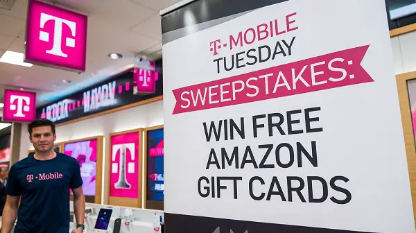 T-Mobile Tuesday Giveaway: Win Free Amazon Gift Cards! (25 Winners)