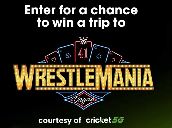 Cricket Wireless WWE Sweepstakes 2025