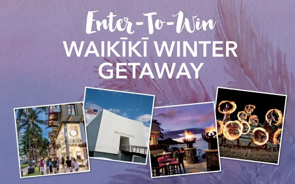 Purewow.com Winter Getaway to Waikiki Sweepstakes