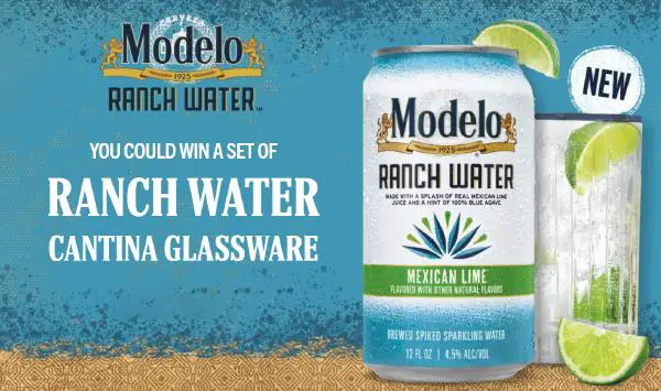 Modelo Ranch Water Sweepstakes: Win Free Sets of Glassware (49 Winners) |  SweepstakesBible