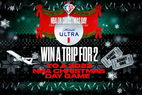 Win Tickets For 2022 Nba Christmas Day Game | Sweepstakesbible