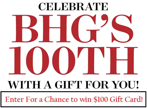 BHG 100th Anniversary Sweepstakes SweepstakesBible   Bhgpromo Anniversarysweeps 