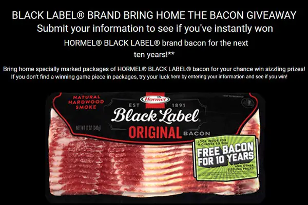 Hormel Foods Black Label Bacon Wrapping Paper Kit Giveaway - Budget Savvy  Diva