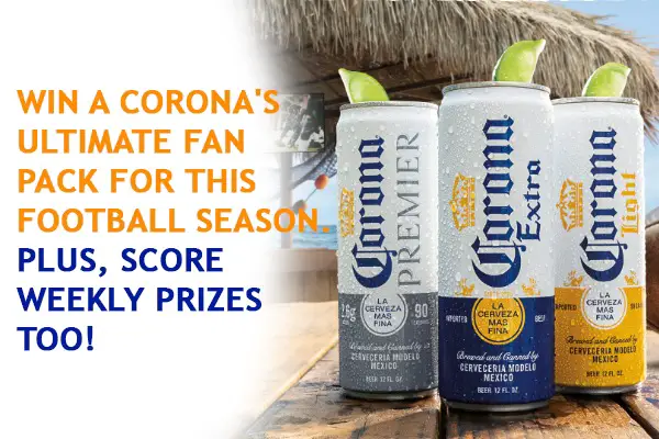 Corona Fall Football Sweepstakes: Win Free Merchandise (600+ Winners ...