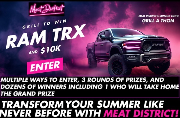 Eat Meat District Summer Giveaway: Win Ram 1500 Free Pick-up Truck ...