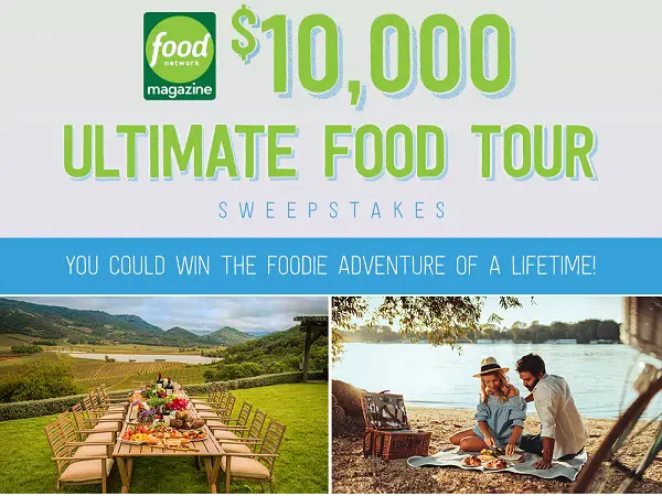 Food Network Magazine $10000 Dream Big Sweepstakes | SweepstakesBible