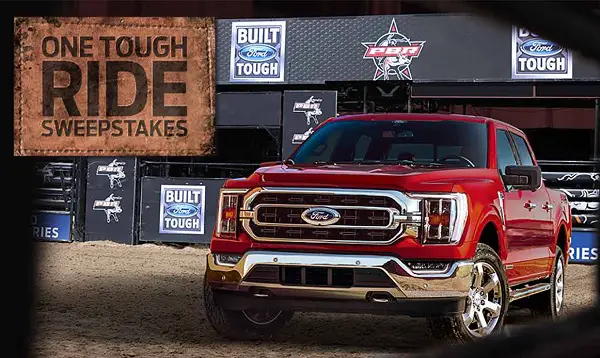 Ford One Tough Ride Sweepstakes 2021 | SweepstakesBible