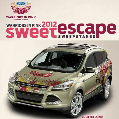 Ford warriors in pink sweepstakes top model