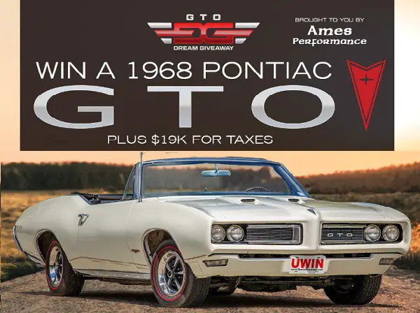 Enter Right Now For Chance To Win Restored Pontiac GTO Convertible With  32,000 Miles