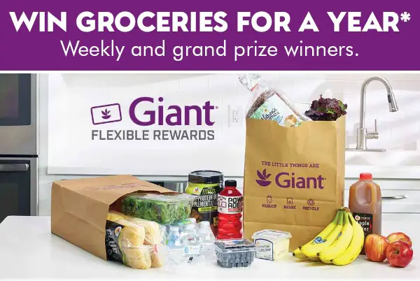 Win Free Groceries for a Year in Giant Flex to Win Sweepstakes ...