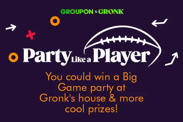 Groupon Party Like a Player Sweepstakes: Win A Trip & Big Game Party ...