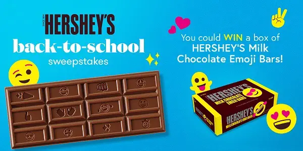 Win Hershey S Emoji Bars On Hersheysemojibar Com Sweepstakesbible