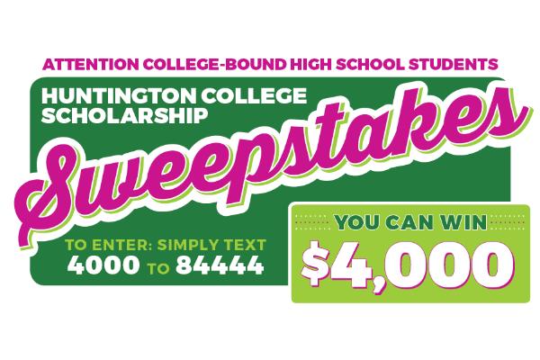 Huntington Learning Centers College Scholarship Sweepstakes   Huntingtonhelps 