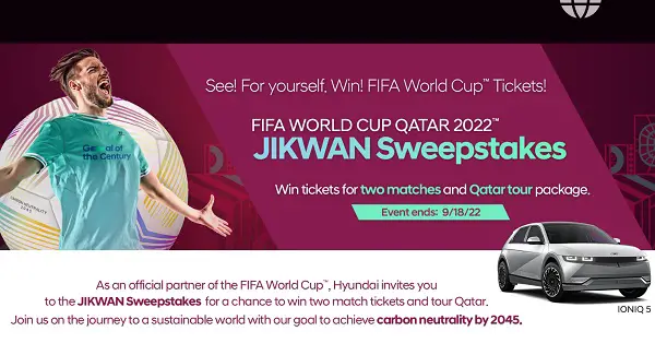 Win A Trip To The FIFA World Cup In Qatar- 5 Winners!