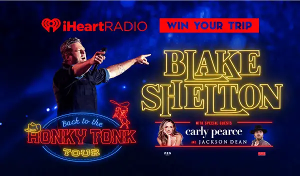 iHeartRadio Blake Shelton Honky Tonk Tour Tickets Giveaway ...