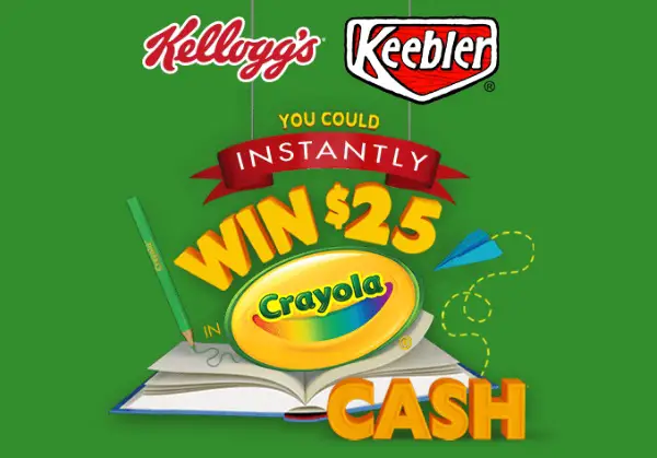 Kellogg’s Crayola Rewards Instant Win Game | SweepstakesBible