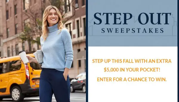 Lands End Step Out Sweepstakes Win 5000 Cash Sweepstakesbible 8460